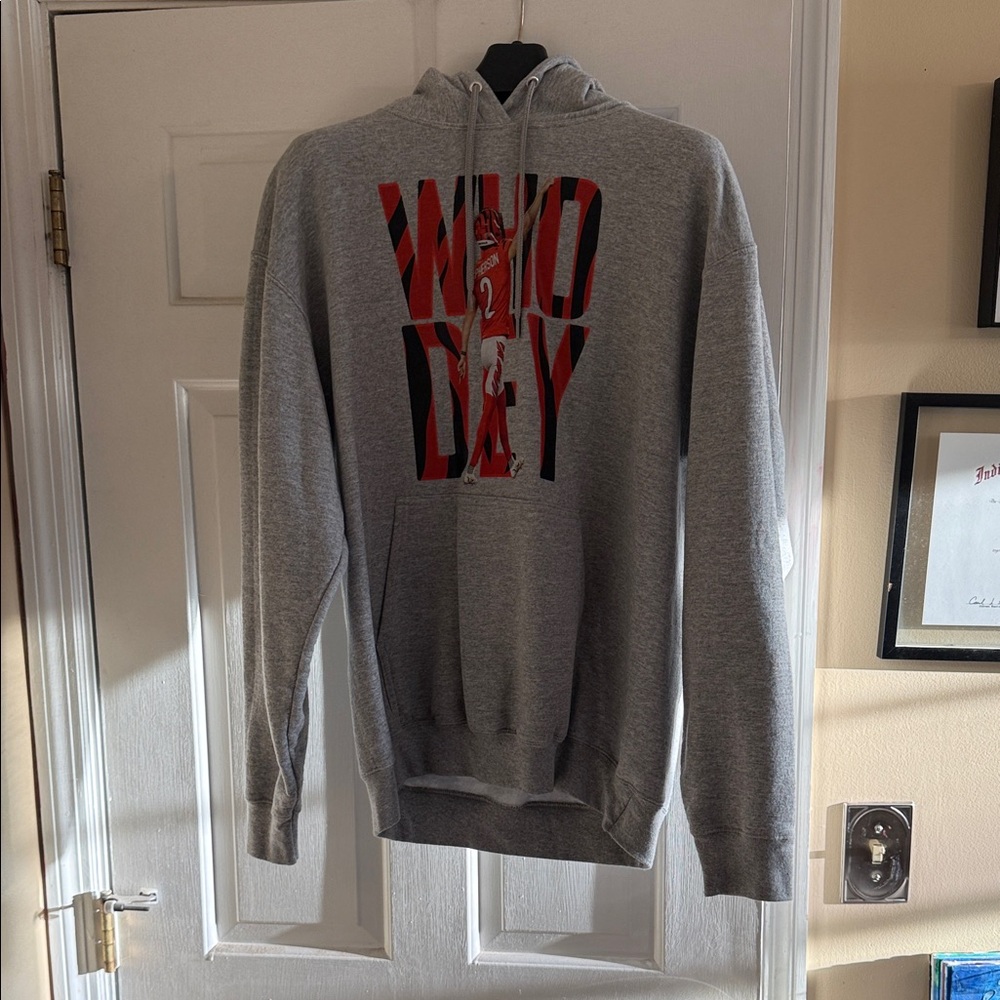 Gray Graphic Hoodie